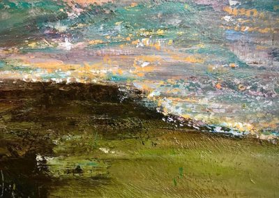 Sunset over Ilkley Moors Contemporary Landscape